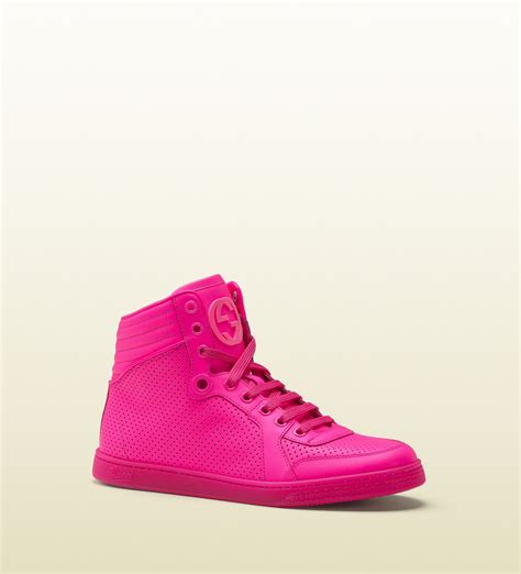 basket gucci femme rose|gucci high top sneakers.